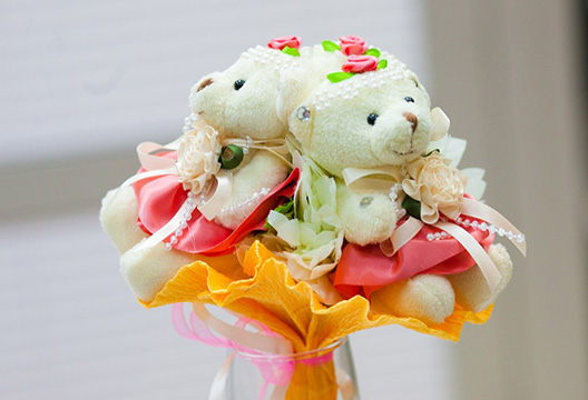 Букет из плюшевых мишек 24