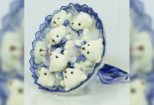 Букет из плюшевых мишек 42