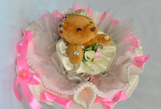 Букет с плюшевым мишкой 4