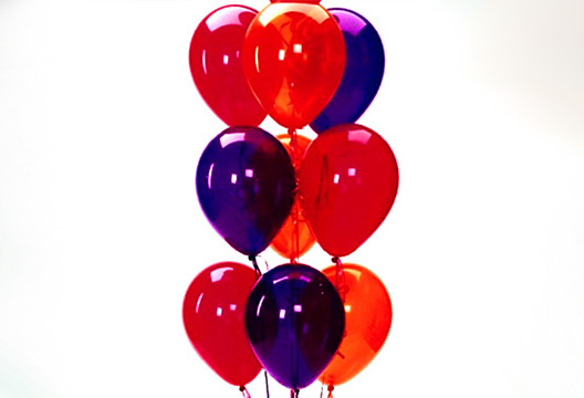 Фонтан из шаров «Ассорти-10»