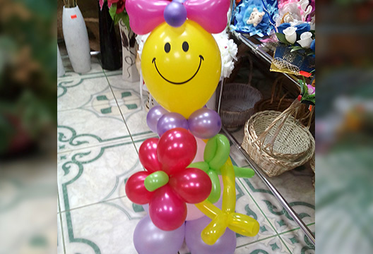 Композиция из надувных шаров 3