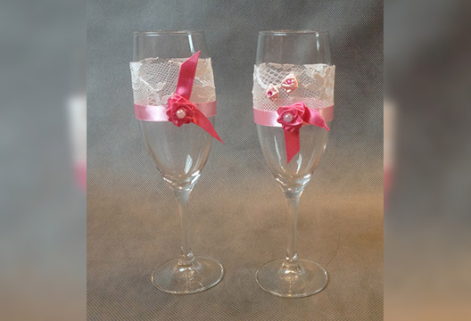 Набор свадебных фужеров 2