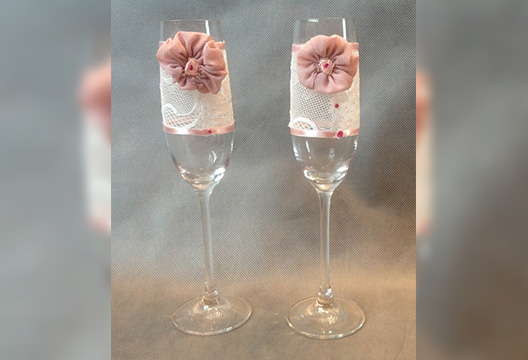 Набор свадебных фужеров 3