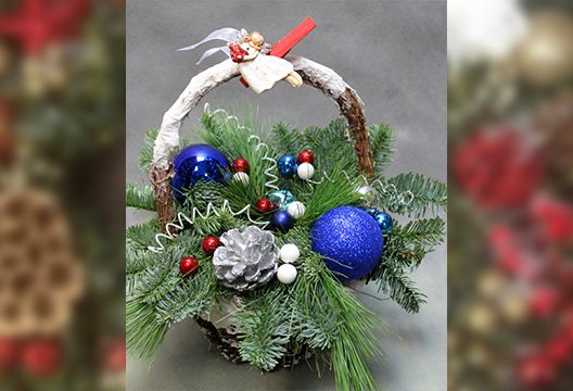 Новогодняя композиция «Лесные дали»